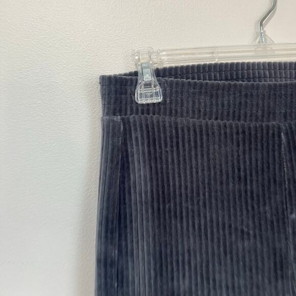 Aerie Ribbed Flare Pants NWT Size Small Gray Soft Stretchy Lounge Yoga Knit - Picture 9 of 9